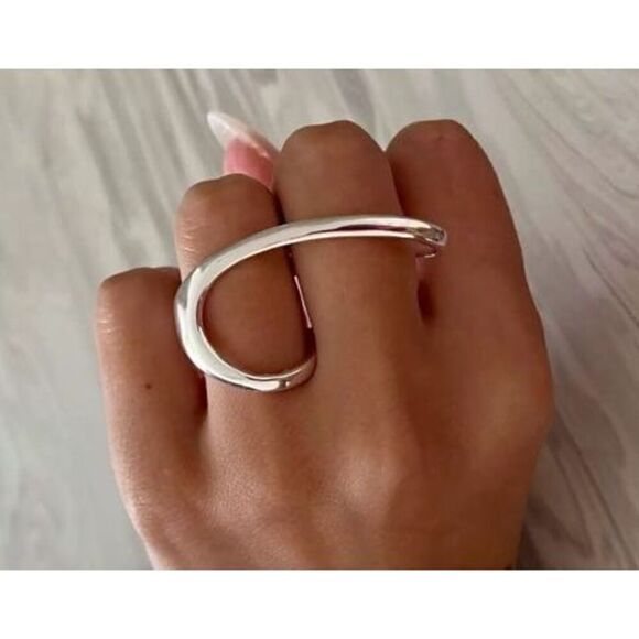 Last one!! The Nike Ring two finger ring in 925 - Picture 11 of 11